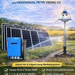 Paket Pompa Air Tenaga Surya PS2-4000-CSJ8-15