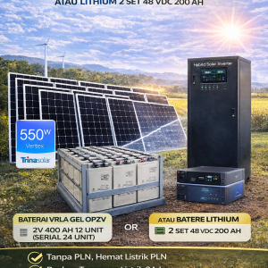 Paket PLTS Hybrid 5 kW