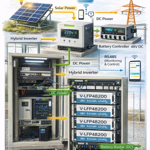 V-LFP48200 Intelligent LiFePO? Battery Pack | Vision